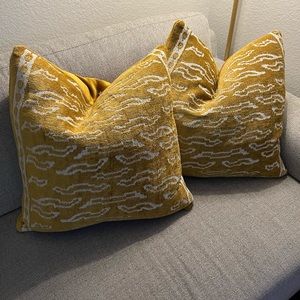 Set of Two Anthropologie Pillow Covers